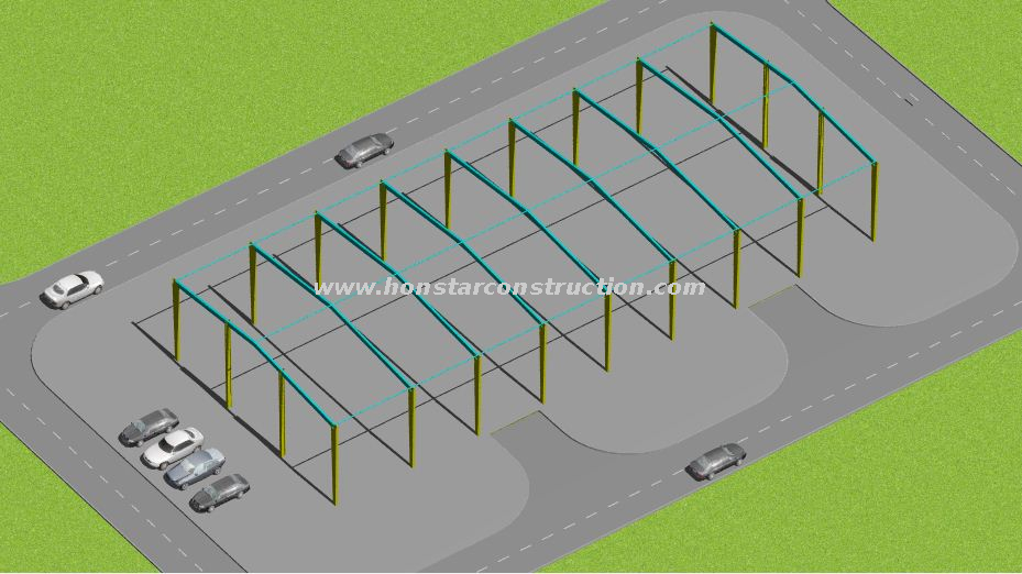 50m * 20m * 8m Low Prefabricated Warehouse Construction Buildings Cost