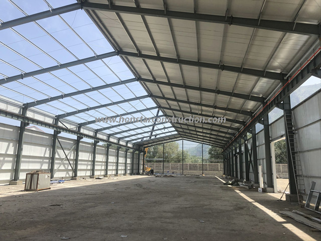 100m x 25m x 8m Prefabricated Warehouse