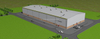 83m X 33m X 10m Prefabricated Metal Chemical Warehouse Building