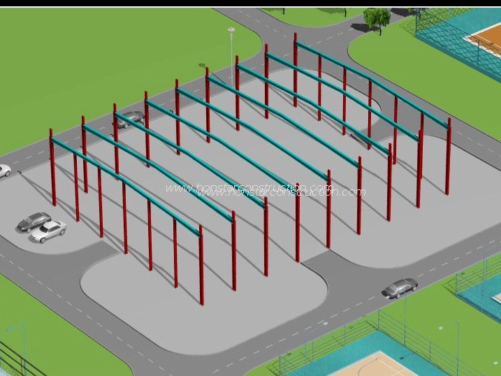 steel hall and sport hall