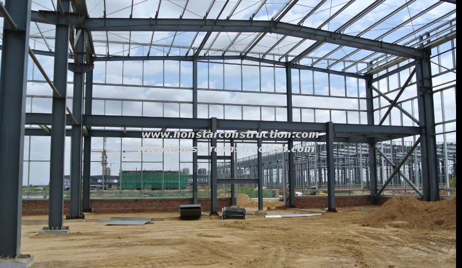 80x40x8 Metal Shed Building As A Warehouse