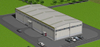  50m X 20m X 8m Prefabricated Warehouse And Pre Engineered Steel Buildings 