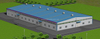 80m X 40m X 7m Steel Structure Warehouse With Mezzanine Floor As Detached Factory for An Industrial Park