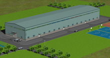 2,500 M² Heavy-Duty Prefab Steel Structure Warehouse in Brazil