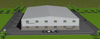 80x40x8 Metal Shed Building As A Warehouse