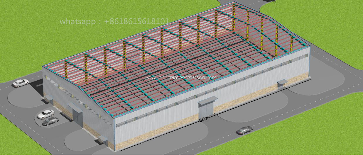 65m X 33m Metal Building And Prefab Offices for Warehouses