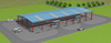 50m X 20m X 6m Prefabricated Warehouse And Metal Storage Building From China Factory