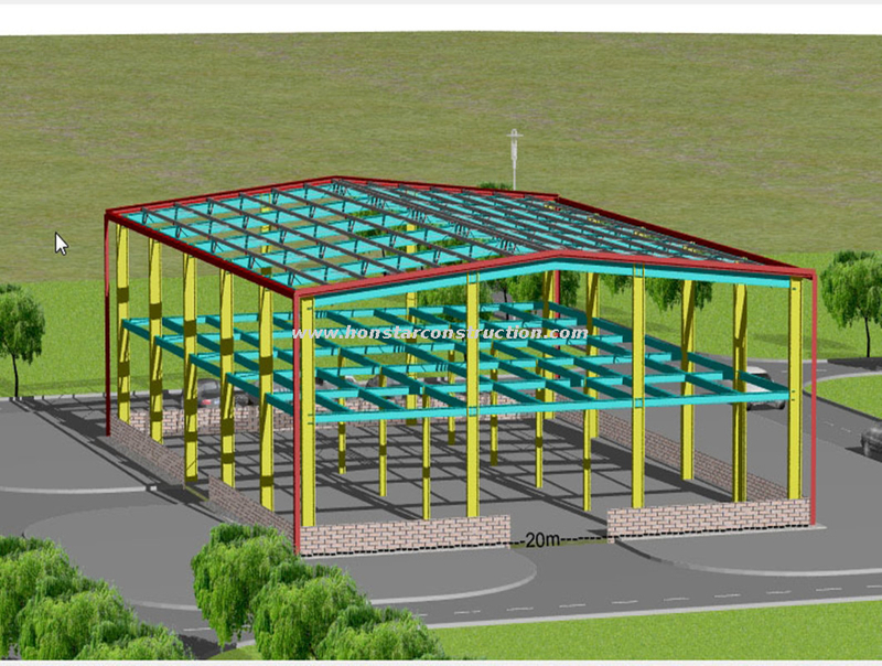 Various Size of Steel Structure Pre Engineered Buildings Made in China