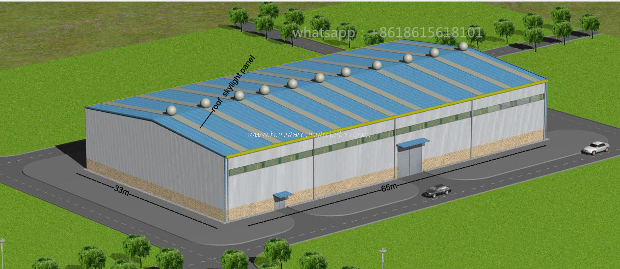 65m X 33m Metal Building And Prefab Offices for Warehouses