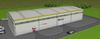  50m X 20m X 8m Prefabricated Warehouse And Pre Engineered Steel Buildings 