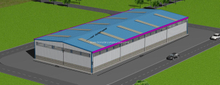 50m X 20m X 6m Prefabricated Warehouse And Metal Storage Building From China Factory