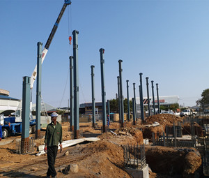 steel buildings installation
