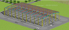 65m X 33m Metal Building And Prefab Offices for Warehouses