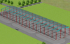 100x20 Metal Structures /Steel Structure Building As A Storage