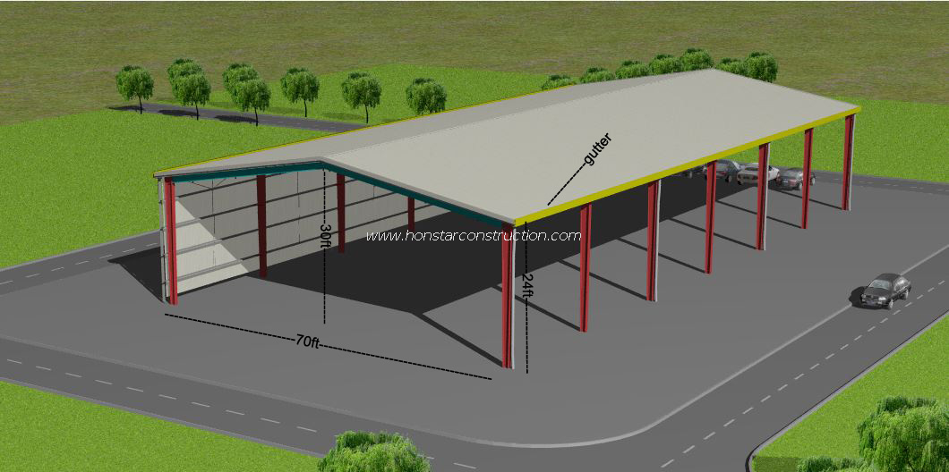 150ft X 70ft Prefabricated Warehouse As Cheap Sheds for Sale